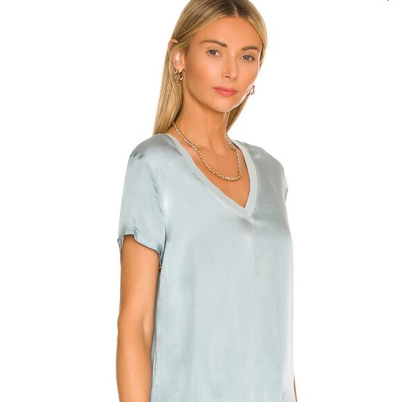 Nation LTD June Sateen V-Neck - Size S - Picture 3 of 7